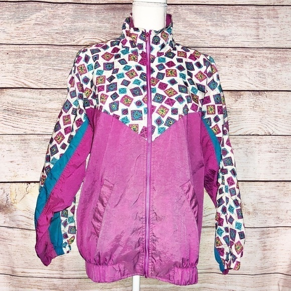 Vintage Windbreaker Jacket by Cheetah Sport Size S - Picture 1 of 13